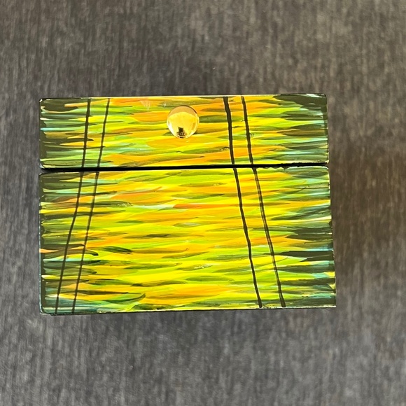 Vintage Erte Vincent Van Gogh "Cafe Terrace at Night" Trinket Jewelry Box - Picture 5 of 8